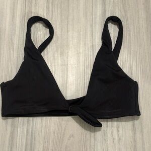 Black Bikini Top No Boundaries Women Small